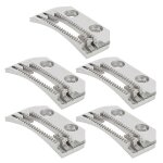5 pcs machine a coudre alimentation dents aiguille plaque universelle eshaped fine dents doublerow