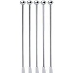 5 pcs rutilisable swizzle sticks agitateurs de caf boisson stir sticks acier inoxydable cocktail swizzle ...