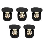 5 pcs tuck lock fermoir catch cuir v�ritable m�tal solide pr� perfor� trous sac a main pouce serrure ...