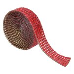 5 ranges 1m strass garniture ruban hot fix cristal chane garniture vtement accessoires dcoration ...