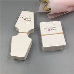 50 ensembles de 50 ensembles de boucles d'oreilles faites a la main pour colliers, cartes d'emballage ...