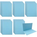 50 pices 20 * 15cm / 10 * 15cm cartes vierges, cartes postales vides, carte a message, carte de v?ux, ...