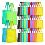 50 pices non tiss rutilisables sacs multicolores fourre - tout cadeaux sacs fourre - tout vierges ...