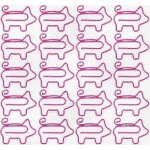 500pcs mignon trombones en forme de cochon fournitures de papeterie amusantes pour les enfants bureau ...