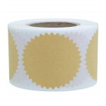500pcs party favor kraft etiquettes autocollants blank gift sealing decor stickers
