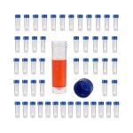 50pcs tube a essai de laboratoire froid avec bouchon a vis flacon en plastique cryo gradué tube dâ¿echantillon ... 50pcs tube a essai de laboratoire froid avec bouchon a vis flacon en plastique cryo gradué tube dâ¿echantillon ...