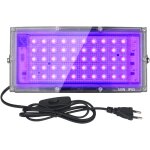 50w lumire noire, lumire noire projecteur uv led, impermable ip65 uva blacklight, noire lampe extrieur ...