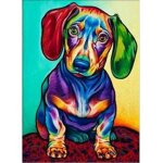 5d diy diamond painting - kit de point de croix en r�sine animale - broderie de cristaux - artisanat ...