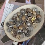 5pcs elgants boutons de mtal pour des chemises et des vestes ensemble de 5 elgant vtement accents ...