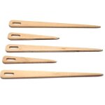 5pcs / set bois tissage navette crochet aiguille mtier a main bton tapisserie tricot diy