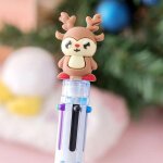 6 / 10 couleur mignon dessin anim nol stylo a bille stylo a huile pour etudiant multi couleur 0. 5mm ...