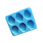 6 cellules poisson forme silicone pochoir coul�e die soft baking pan pour g�teau d�cor diy craft cookies ...