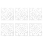 6 pcs bricolage peinture 30x30cm vintage flower pattern pochoirs mod�le pour carrelage wall floor furniture ...