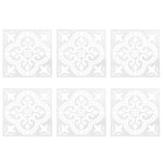 6 pcs bricolage peinture 30x30cm vintage flower pattern pochoirs modle pour carrelage wall floor furniture ...