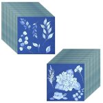 60 feuilles papier cyanotype sun print art kit papier soleil haute sensibilit� kit d'impression nature ...