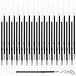 60 pices recharges de stylortractables recharge stylo bille recharges pour stylos cartouche stylo bille ...