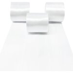 60m ruban de satin blanc, 15m x 5cm de large ruban blanche pour bmballage de cadeaux diy artisanat fte ...