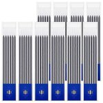 60pieces 2. 8 mm solide charpentier crayon recharges pour le travail du bois porte - mine pour l�ecriture, ...