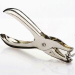 6mm heavy duty revolving leather belt eyelet hole punch plier puncher y diy n4x1 (argent) (1pcs)