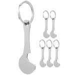 6pcs caddie jeton pendentifs en acier inoxydable chariot jetons caddie d�capant - good - yvan