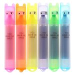 6pcs coren - surligneur belle bande dessine marquage stylo papeterie de bureau