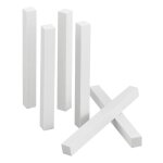 6pcs corindon blanc broyage aiguiser pierre poterie outils 10cm sculpture grattoir argile extruder outil ...