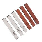 6pcs couteau aiguiseur pierre professionnel construit en base guide dangle