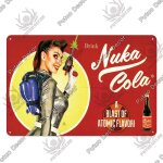 7. 87x11. 8 pouces - panneau métallique vintage nuka cola, plaque en etain, affiches rétro en métal pour ... 7. 87x11. 8 pouces - panneau métallique vintage nuka cola, plaque en etain, affiches rétro en métal pour ...