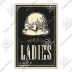 7. 8x11. 8 pouces - plaque de dcoration pour les toilettes, style drle, en etain, vintage, art, dcor, ...
