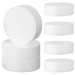 7 pcs cercles de mousse disques de mousse artisanat cercles ronds blocs de mousse formes de mousse cylindres ...