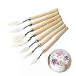7 pcs g�teau palette couteau pour la cuisson mini huile spatule art petits outils en argile pour la d�coration ...