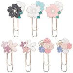7 pcs trombones, mignon color sakura trombone planificateur accessoires pour fournitures de bureau etudiants ...