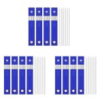 72 pices recharges de mine de crayon de charpentier 2, 8 mm blanc, solide porte - mines remplacement ...