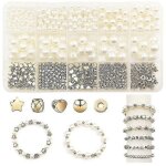 720 pcs perles de perles pour la fabrication de bijoux kit de bricolage, bracelet collier boucle d'oreille ... 720 pcs perles de perles pour la fabrication de bijoux kit de bricolage, bracelet collier boucle d'oreille ...
