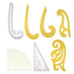 7pcs règles de couture kit courbe française dessin modèle de dessin forme dâ¿arc droit pour la conception ... 7pcs règles de couture kit courbe française dessin modèle de dessin forme dâ¿arc droit pour la conception ...