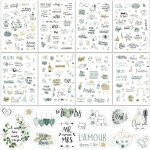 8 feuilles 240pcs stickers mariage autocollant scrapbooking vintage en français vive les mariés forme ... 8 feuilles 240pcs stickers mariage autocollant scrapbooking vintage en français vive les mariés forme ...