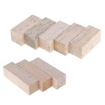 8 pi�ces balsa blocs de bois diy mod�lisation artisanat bois mat�riaux de travail 7 - 10cm