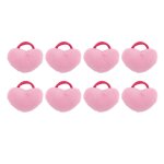 8pcs couture epingle coussin polyvalent en forme de coeur doux poignet epingle coussin avec sangle elastique ...