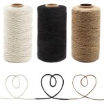 984 pieds de ficelle de coton - ficelle de jute naturelle pour emballage cadeau et artisanat (pack de ... 984 pieds de ficelle de coton - ficelle de jute naturelle pour emballage cadeau et artisanat (pack de ...