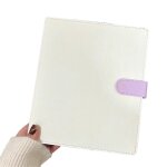A5 reliure photocard porte - cartes idole photo album stockage kawaii papeterie blanc &