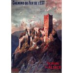 Affiche alsace chateau saint ulrich