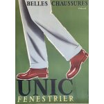 Affiche belles chaussures unic fenestrier