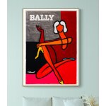 Affiche chaussures bally femmes shoes 1978