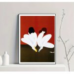 Affiche chaussures bally, les lotus - 1973