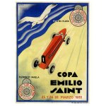 Affiche copa emilio saint 1933