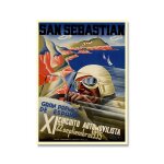 Affiches de course automobile et impression grand prix toile peinture artistique vintage, tableau d'art ...
