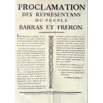 Affiche donnanten lecture une proclamation des reprsentants en mission dans les dpartement mridionnaux ...