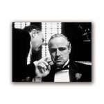 Affiche de film classique marlon brando, peinture sur toile murale, photographie en noir et blanc, décor ... Affiche de film classique marlon brando, peinture sur toile murale, photographie en noir et blanc, décor ...