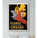 Affiche florio cinzano, le meilleur ap�ritif