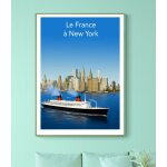 Affiche le france a new york